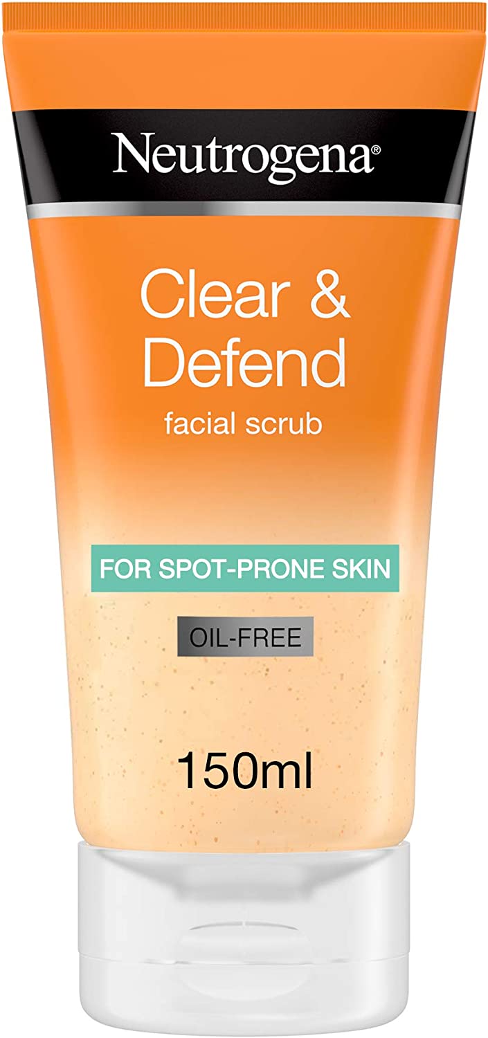 Neutrogena Facial Scrub Clear & Defend 150ml - MeStore - Neutrogena