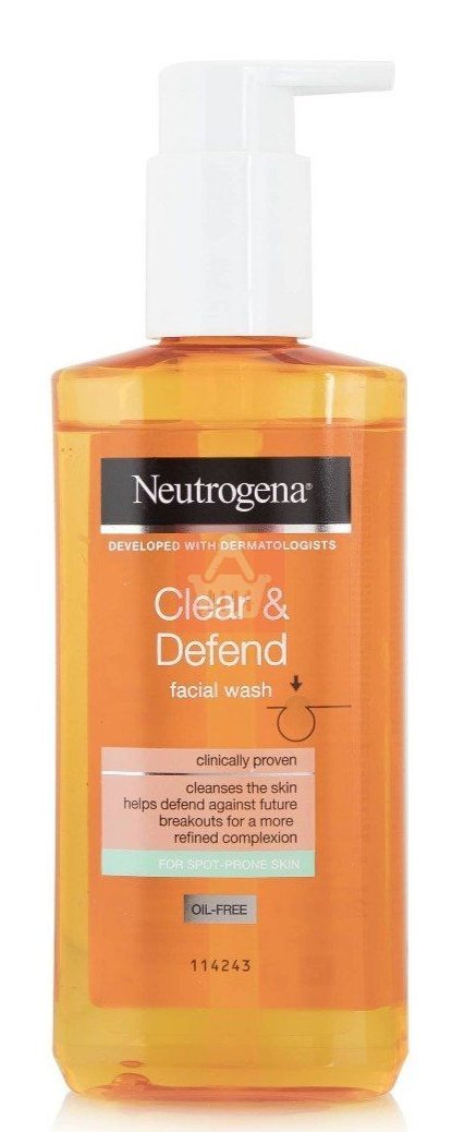 Neutrogena Facial Wash Clear & Defend 200ml - MeStore - Neutrogena