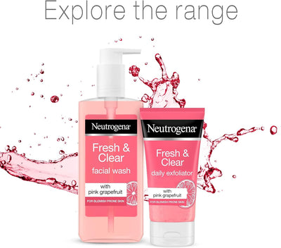 Neutrogena Visibly Clear Face Wash Pink Grapefruit Pump 200Ml - MeStore - Neutrogena