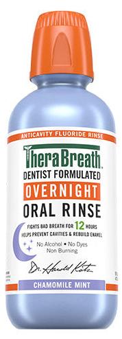 New TheraBreath Overnight Oral Rinse Chamomile Mint 16oz - MeStore - TheraBreath