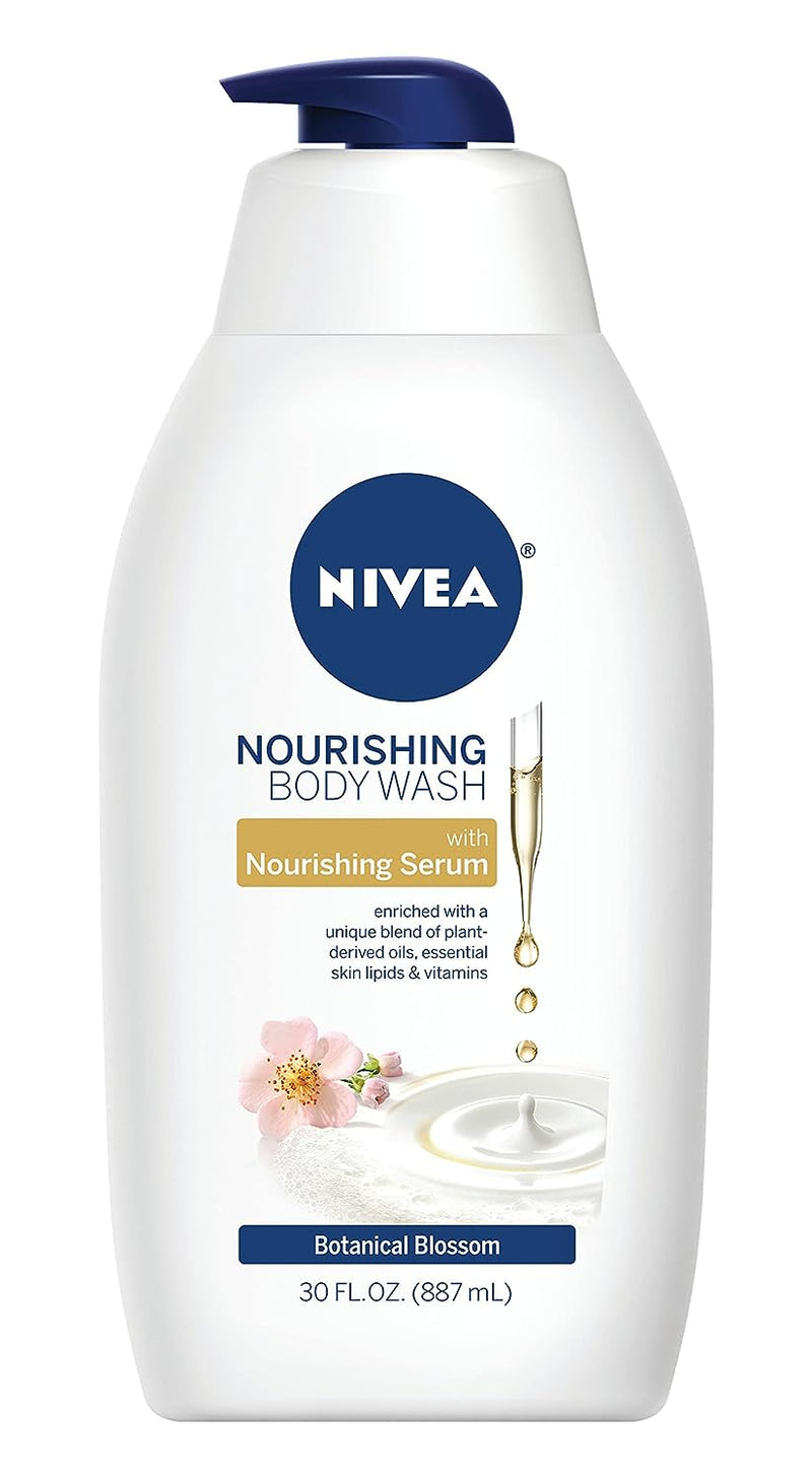 Nivea Body Wash Nourishing Body Wash Botanical Blossom Care Pump - 30 fl. oz - MeStore - Nivea