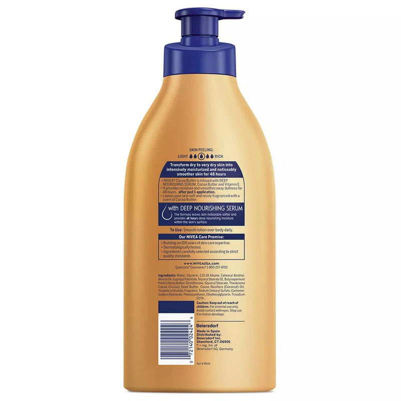 Nivea Essential Enhancement Cocoa Butter Body Lotion - MeStore - Nivea