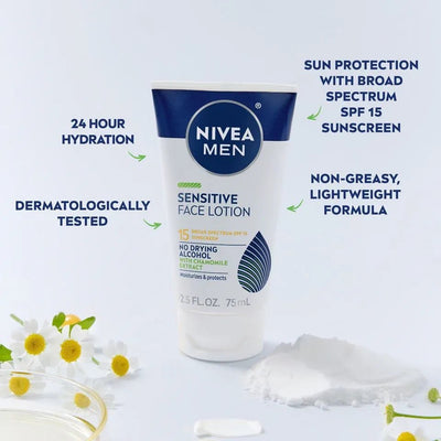 Nivea Face Care Sensitive Moisturiser SPF 15 - 2.5 oz - MeStore - Nivea