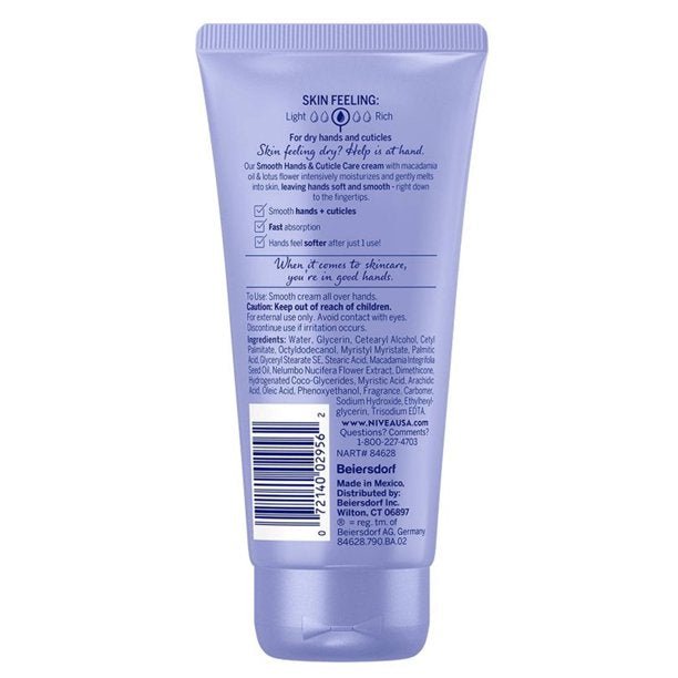 Nivea Hand Cream Smooth Hands & Cuticle Care - 2.6 Oz - MeStore - Nivea