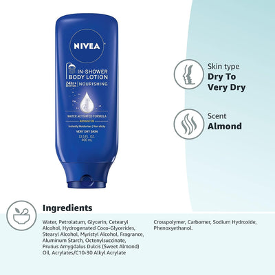 Nivea In - shower Nourishing Very Dry Skin In - shower Lotion - 13.5 Oz - MeStore - Nivea