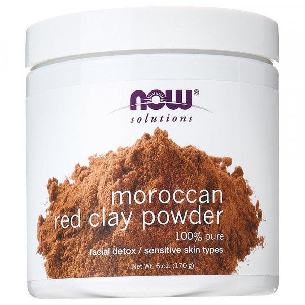 Now Moroccan Red Clay Powder - MeStore - Now Oil