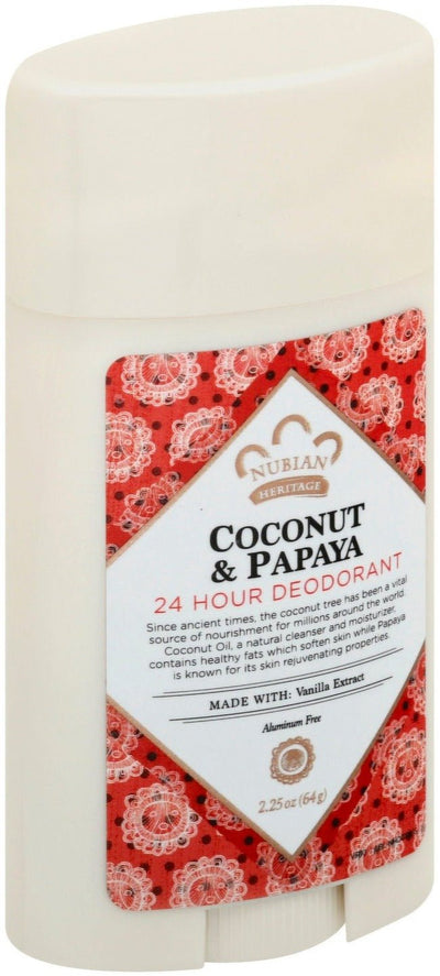 Nubian Deodorant Coconut & Papaya 2.25 Oz - MeStore - NUBIAN HERITAGE