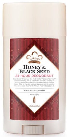 Nubian Deodorant Honey & Black Seed 2.25 Oz - MeStore - NUBIAN HERITAGE