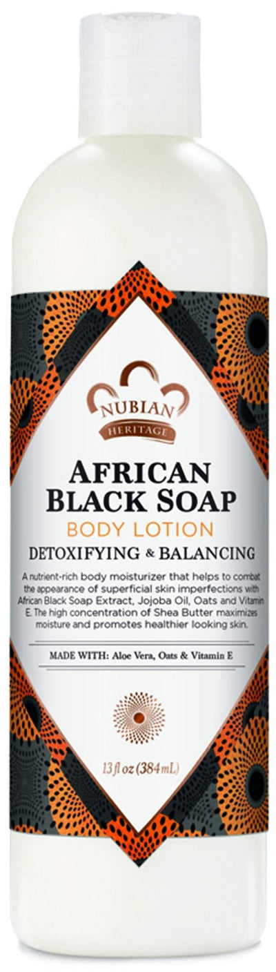 Nubian Lotion Body Black Soap 13 Fz - MeStore - NUBIAN HERITAGE