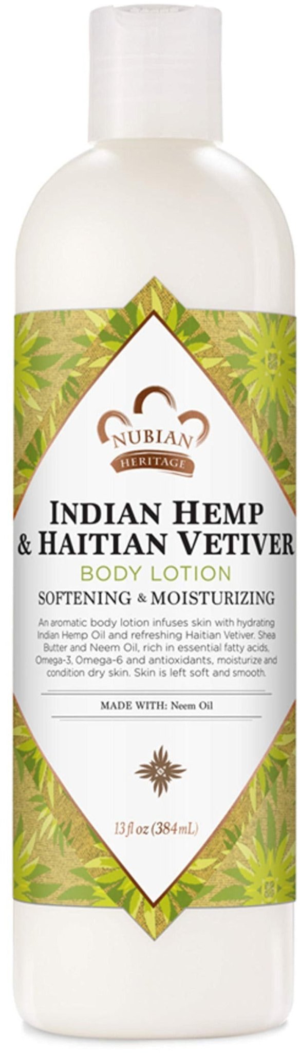 Nubian Lotion Indian Hemp & Hatian - 13 Fz - MeStore - NUBIAN HERITAGE