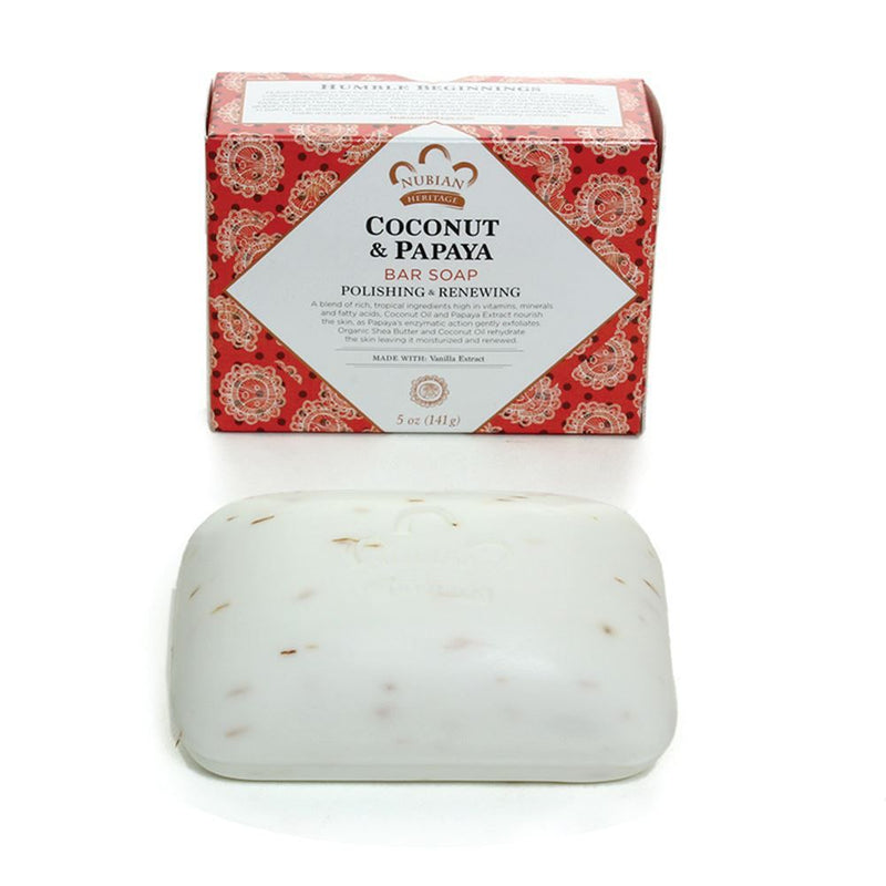 Nubian Soap Coconut & Papaya - MeStore - NUBIAN HERITAGE