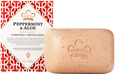 Nubian Soap Peppermint & Aloe Bar Soap - MeStore - NUBIAN HERITAGE