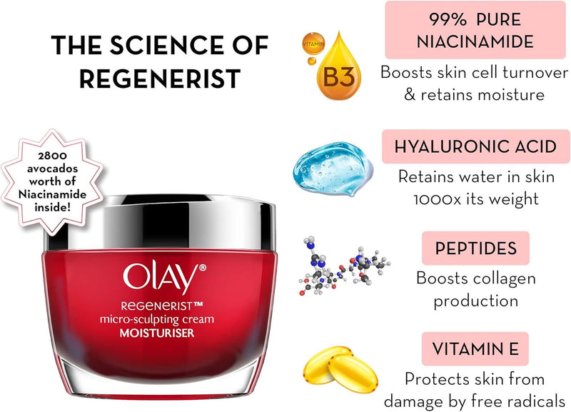 Olay Regenerist - Gift Set (Microsculpting 50gr + Cleanser 100gr) - MeStore - Olay