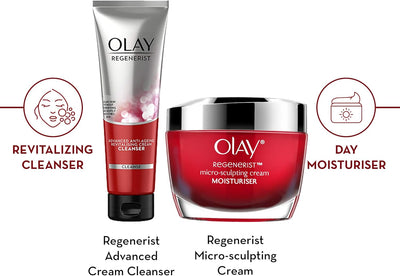 Olay Regenerist - Gift Set (Microsculpting 50gr + Cleanser 100gr) - MeStore - Olay