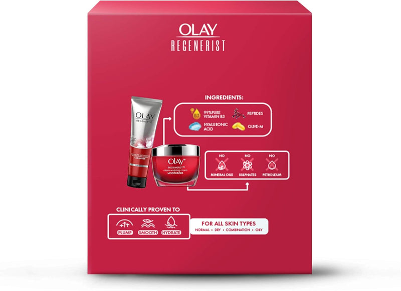 Olay Regenerist - Gift Set (Microsculpting 50gr + Cleanser 100gr) - MeStore - Olay