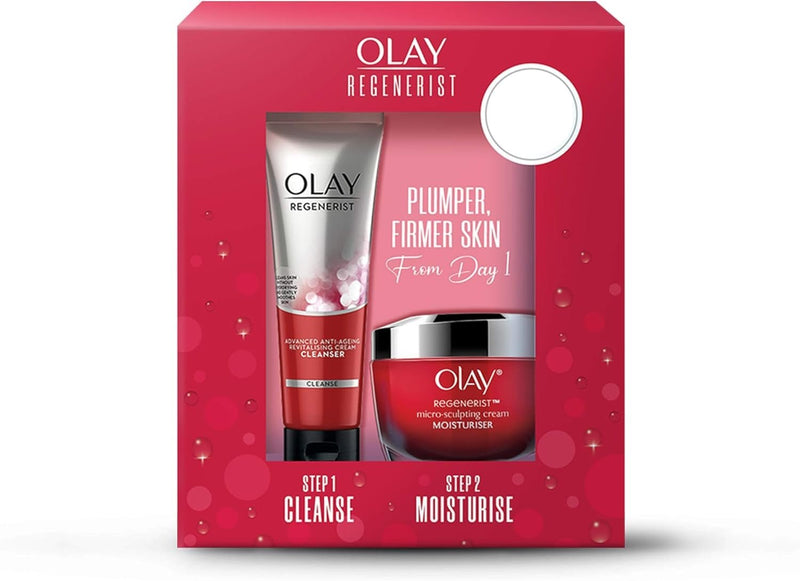 Olay Regenerist - Gift Set (Microsculpting 50gr + Cleanser 100gr) - MeStore - Olay