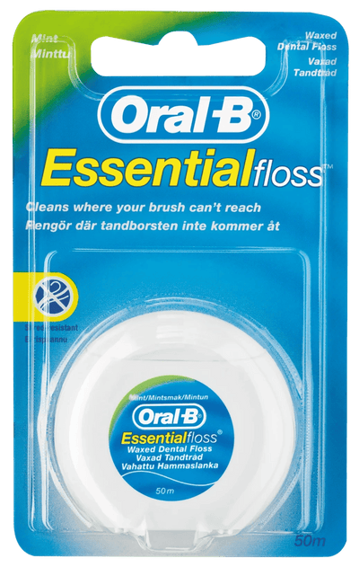 Oral B Essential Floss 50M Mint Waxed - MeStore - Oral B