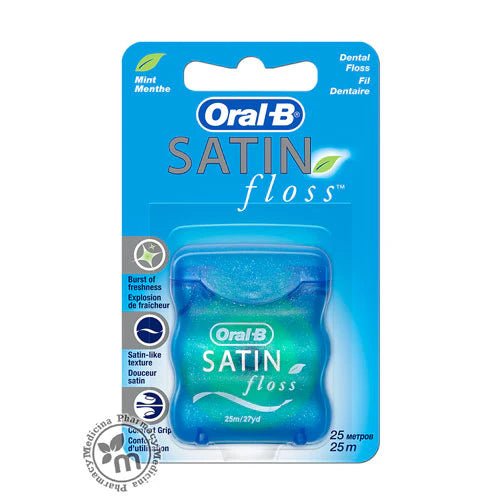 Oral B Satin Floss Mint 25M - MeStore - Oral B