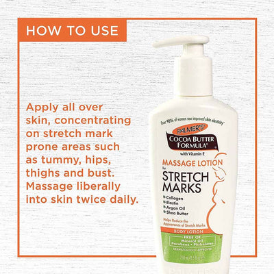 Palmers Cocoa Butter 250ml Massage Stretch Mark Lotion - MeStore - Palmer