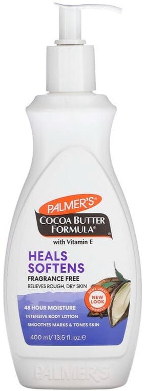 Palmers Cocoa Butter Lotion 400ml Fragrance Free - MeStore - Palmer