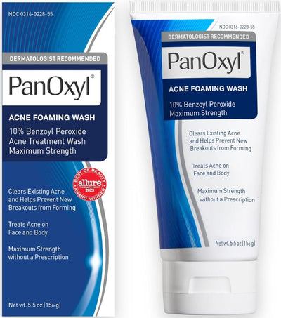 PanOxyl Acne Creamy Wash Benzoyl Peroxide 4% Daily Control - MeStore - PanOxyl