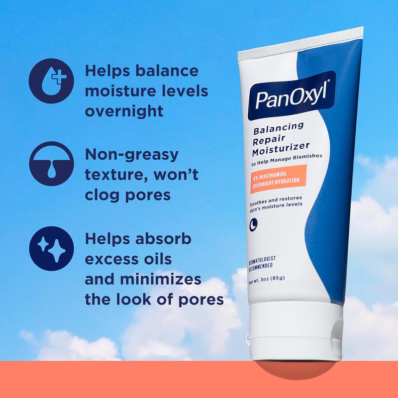 Panoxyl PM Balancing Repair Moisturizer 3 Oz - MeStore - PanOxyl