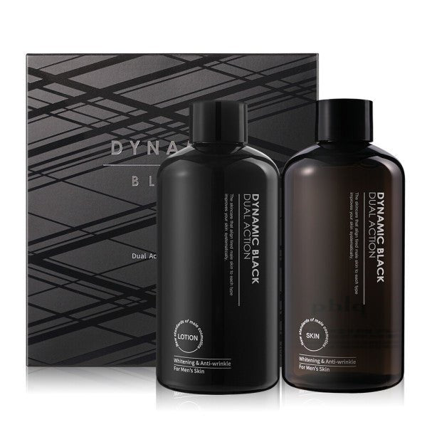 Pldq Dynamic Black Dual Action Skincare Set - 250ml - MeStore - PLDQ