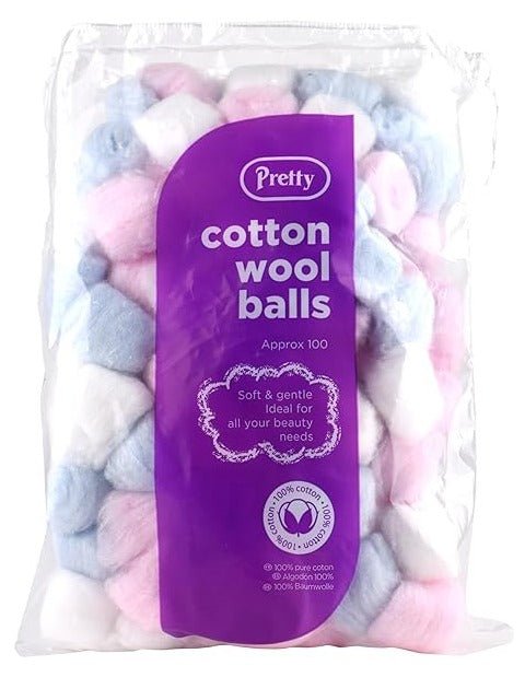 Pretty Cotton Coloured Balls 100&