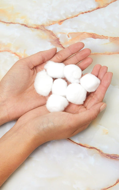 Pretty Cotton White Balls 100'S - MeStore - Pretty