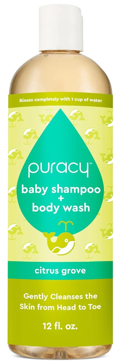 Puracy Natural Baby Shampoo+ Body Wash Citrus Grove 12Fl.Oz - MeStore - Puracy