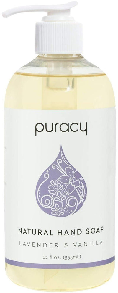 Puracy Natural Gel Hand Soap Lavender + vanila 12 Fl.Oz - MeStore - Puracy