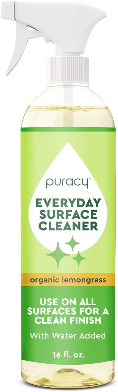 Puracy Natural Multi - Surface Cleaner Organic Lemongrass / 16oz Concentrate - MeStore - Puracy