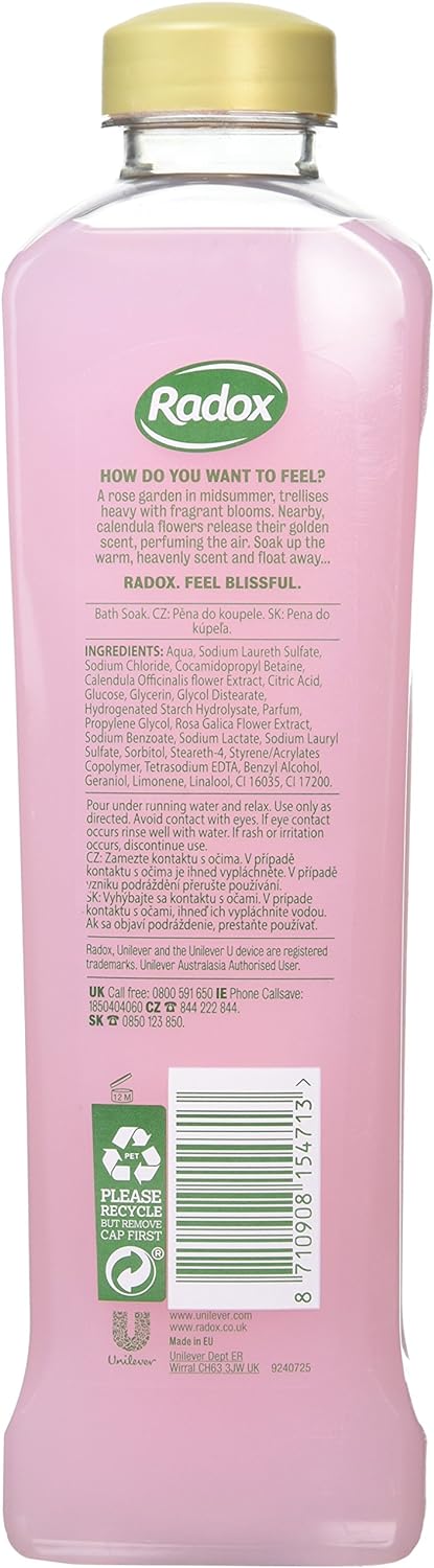 Radox Bath 500Ml Feel Blissful Pink - MeStore - Radox