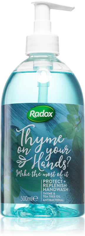 Radox Anti Bacterial Protect & Replenish 500Ml Pump Soap