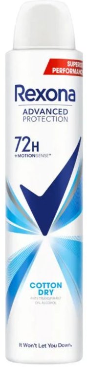 Rexona Advanced Protection 72H Cotton Dry 200ML - MeStore - Rexona