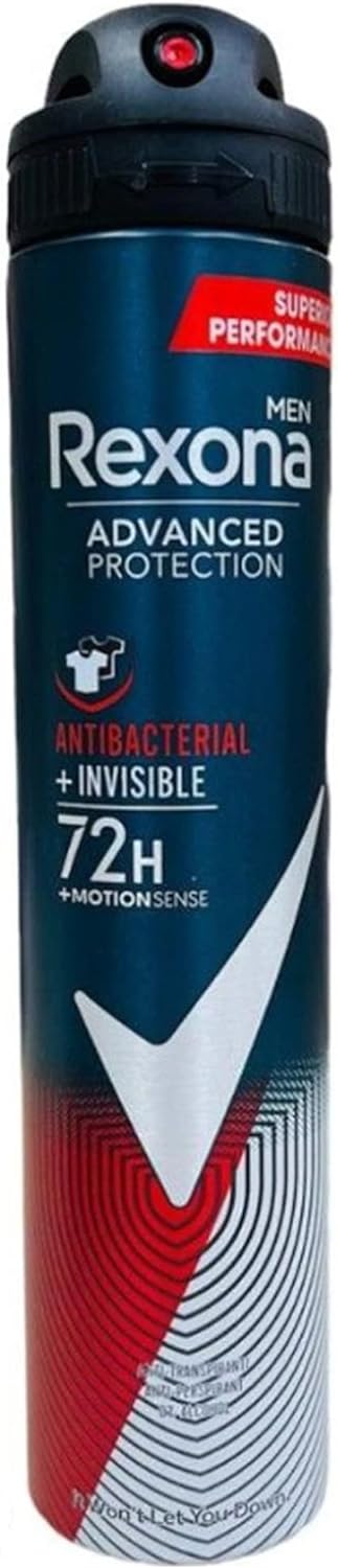 Rexona Men Advanced Protection Antibacterial Invisible 200ml - MeStore - Rexona