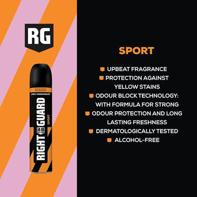 Right Guard Deo 250Ml Sport - MeStore - Rightguard