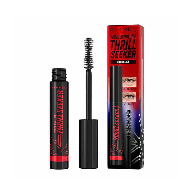 Rimmel Wonder Volume Thrill Seeker Pitch Black 8ml - MeStore - Rimmel