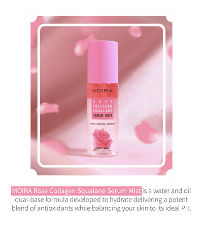 Rose Collagen Squalane Serum Mist - MeStore - Moira Beauty