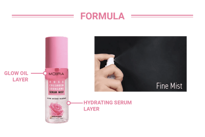 Rose Collagen Squalane Serum Mist - MeStore - Moira Beauty