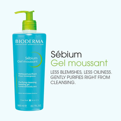 SEBIUM GEL MOUSSANT FP500ML - MeStore - BioDerma