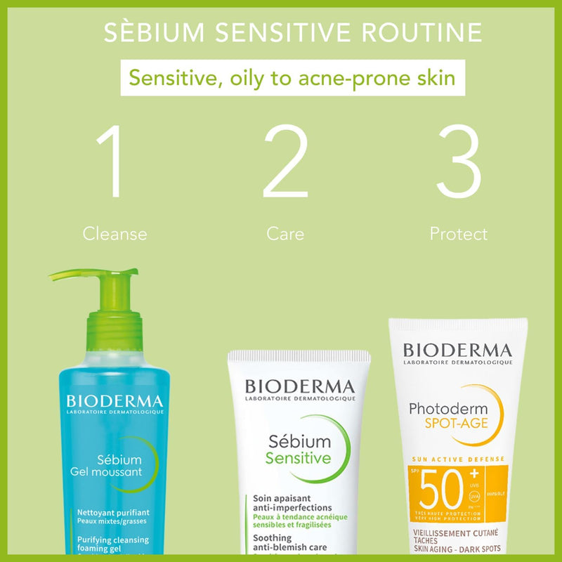 Sebium Sensitive Soothing Moisturising Anti - Blemish Cream 30ml - MeStore - BioDerma