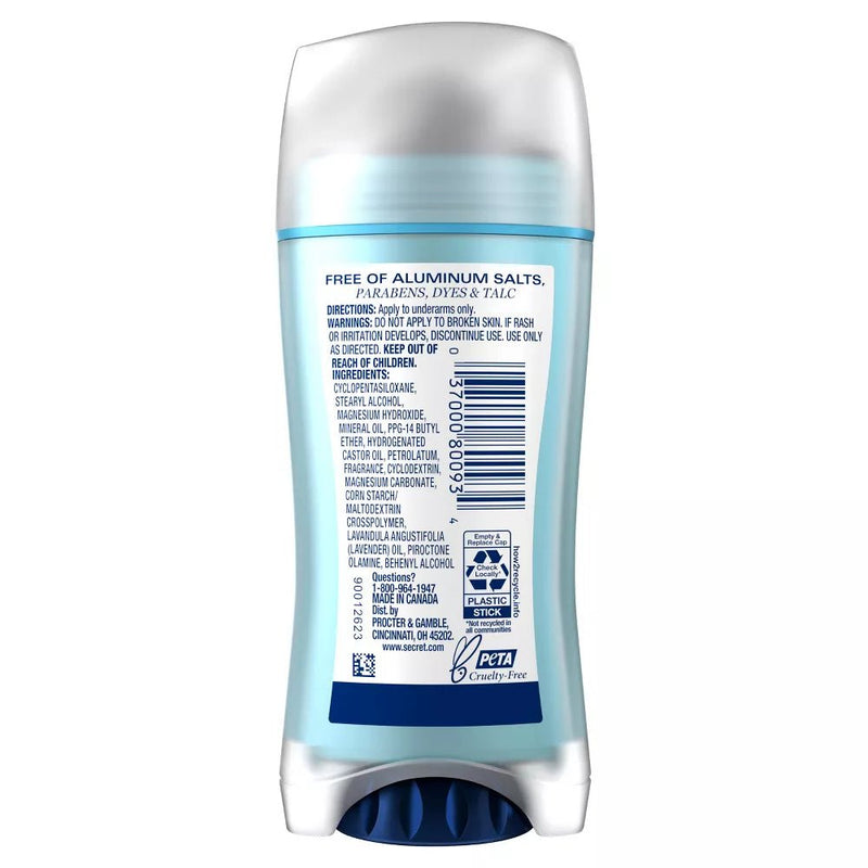 Secret 2.4oz Alum Free Deo Cucm - MeStore - Secret