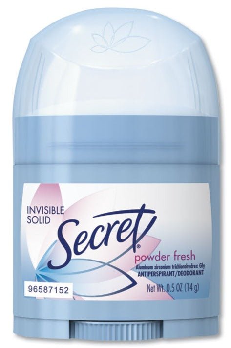 Secret Invisible Solid Anti - perspirant & Deodorant, Powder Fresh 0.5 Oz Stick - MeStore - SECRET