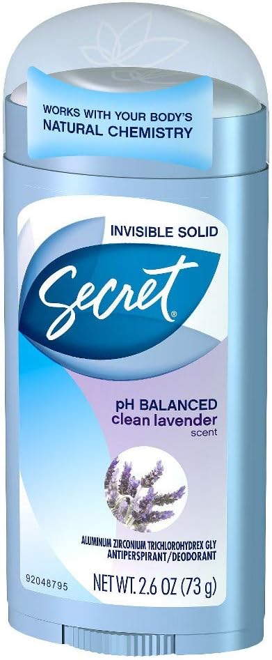 Secret Invisible Solid Antiperspirant And Deodorant, Clean Lavender Scent - 2.6 Oz - MeStore - Secret