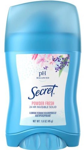 Secret Invisible Solid Antiperspirant and Deodorant, Powder Fresh, 1.6 Ounce - MeStore - SECRET