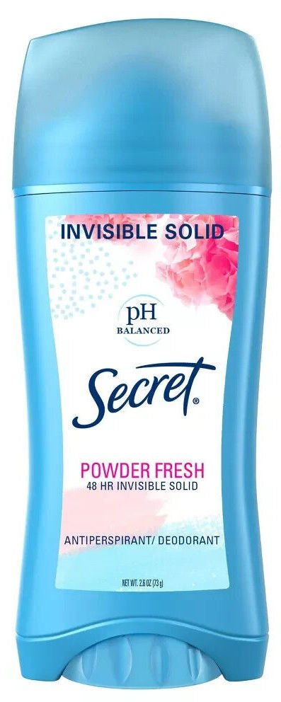 Secret Invisible Solid Antiperspirant and Deodorant, Powder Fresh - MeStore - SECRET