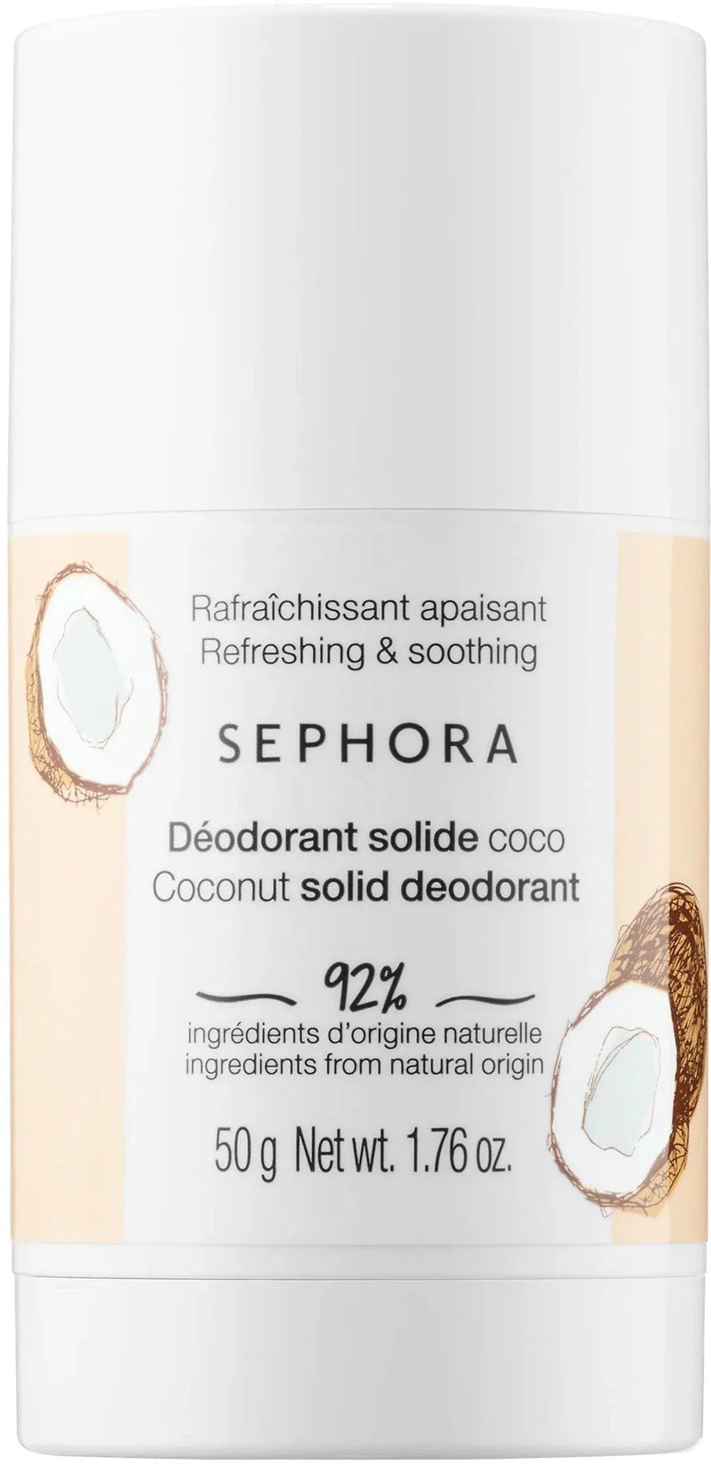 SEPHORA COCONUT SOLID DEODORANT 50G - MeStore - Sephora