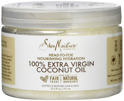 SHEA MOISTURE 100% Extra Virgin Coconut Oil Head - To - Toe Nourishing Hydration, 10.5 Ounce - MeStore - Shea Moisture