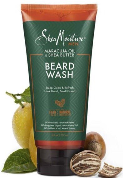 Shea Moisture Maracuja Oil & Shea Butter Beard Wash Deep Clean & Refresh - MeStore - Shea Moisture